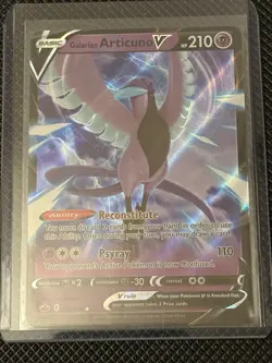Galarian Articuno V 058/198 Chilling Reign Holo Ultra Rare Pokemon Card TCG NM - Image 1