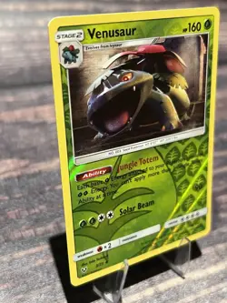 Venusaur 3/73 Reverse Holo Shining Legends Pokemon Card - Image 2