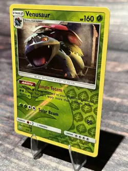Venusaur 3/73 Reverse Holo Shining Legends Pokemon Card - Image 3