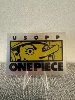 Usopp One Piece Panini Treasure Box Card Collection Silver Card - Image 1
