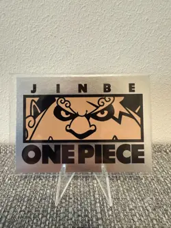 Jinbe One Piece Panini Treasure Box Card Collection Silver Card - Image 1