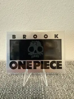 Brook One Piece Panini Treasure Box Card Collection Silver Card - Image 1