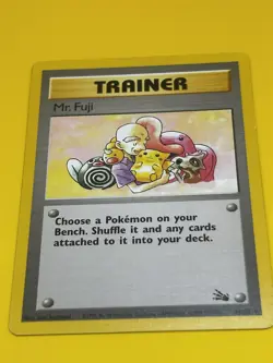 POKEMON TRAINER CARDS ( 5 ) Holon Mentor, Rare Candy, Mr. Fuji, Amulet Coin & N - Image 5