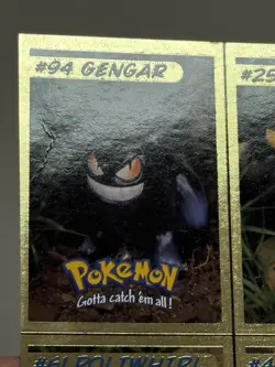 1999 Hasbro Toy Wishes Magazine RARE Pokemon Trading Card Set Of 4 - Image 3