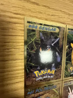 1999 Hasbro Toy Wishes Magazine RARE Pokemon Trading Card Set Of 4 - Image 5