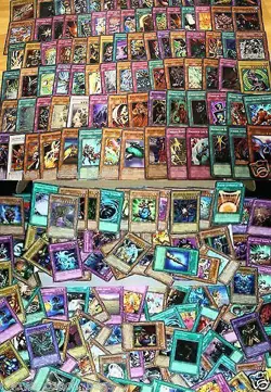 50 Assorted YuGiOh Cards with Rares & Super Rare (random lot of cards) - Image 1
