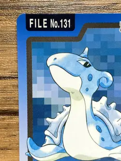 Pokemon Carddass Card Lapras File No.131 Bandai Pocket Monsters 1997 Japan - Image 3