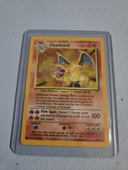 Pokemon Charizard 4/102 - Base Set 1999 - Holo Rare Card - WOTC LP - Image 1