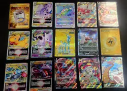 Pokemon Tcg 30 Card Lot. V star, Vmax, V, EX, Full Art Secret Rare Rainbow Rare - Image 1