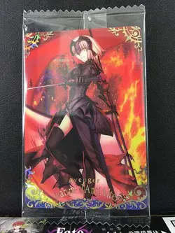 Jeanne d'Arc Alter Avenger Fate Grand Order Twin Wafer Card 2025 FGO ST 04 - Image 1