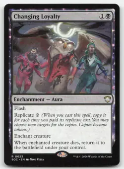 Changing Loyalty 23 SOC Commander: Secrets of Strixhaven Magic MTG NM - Image 1