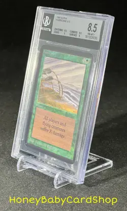 MTG Limited Edition Alpha 1993 Hurricane BGS 8.5Q++ (Baby Quad++) NM/MT+ 93/94 - Image 3