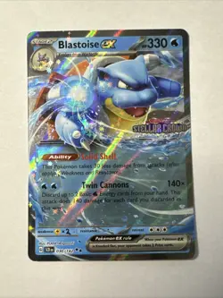 Blastoise ex (Stellar Crown Stamp) 030/142 Miscellaneous Cards & Products Holo - Image 1