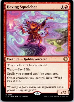 Hexing Squelcher 145 Rare Lorwyn Eclipsed Magic: The Gathering Near Mint - Image 1