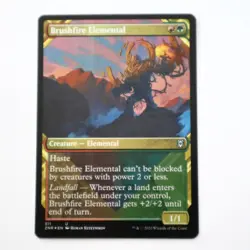 MTG Multicoloured - Brushfire Elemental (Showcase FOIL) - Zendikar Rising - Image 1