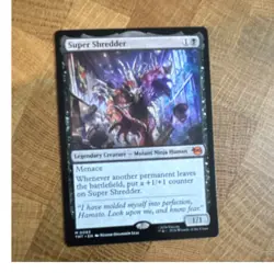 Magic: The Gathering Super Shredder Legendary Creature TMNT Regular English 1/1 - Image 1