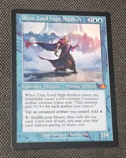Urza, Lord High Artificer (Retro Frame) Dominaria Remastered MTG *Pack Fresh* - Image 1