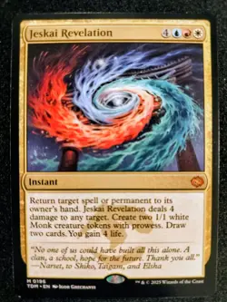MTG Jeskai Revelation 0196 Tarkir: Dragonstorm NM - Image 1
