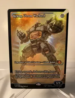 MTG Krang Utrom Warlord Mythic Rare Showcase Foil 0290 Magic: The Gathering TMNT - Image 1