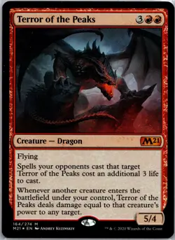 MTG Terror of the Peaks Core Set 2021 M21 #164 Foil NM Magic - Image 1