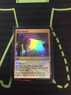 MTG Magic The Gathering Mech Hanger Foil NEO Vehicle Tribal Land Commander - Image 1
