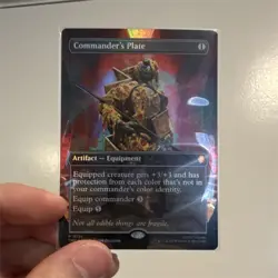 TMNT Commander's Plate Borderless Foil 0135 - Image 1