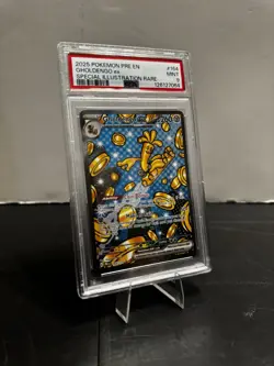 PSA9 2025 POKEMON PRE EN-PRISMATIC EVOL #164 GHOLDENGO EX SPECIAL ll. RARE - Image 1