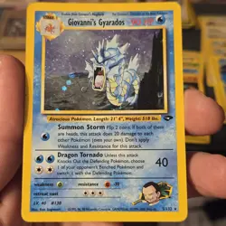 Pokemon TCG Giovanni's Gyarados Gym Challenge Holo 5/132 WOTC Vintage LP MP - Image 1