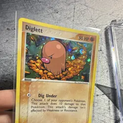 Pokemon TCG Diglett Holo 61/112 FireRed & LeafGreen English - Image 1