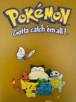 Vintage Pokemon WOTC Era Yellow Binder - Rare -Official - Image 1