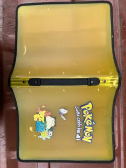 Vintage Pokemon WOTC Era Yellow Binder - Rare -Official - Image 3