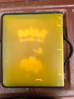 Vintage Pokemon WOTC Era Yellow Binder - Rare -Official - Image 4