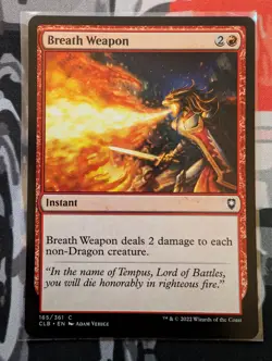 Breath Weapon Commander Legends: Battle for Baldur's Gate Regular - NM #165 MTG - Image 1