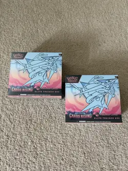Pokemon TCG Chaos Rising Pokemon Center Elite Trainer Box ETB x2 - Image 1