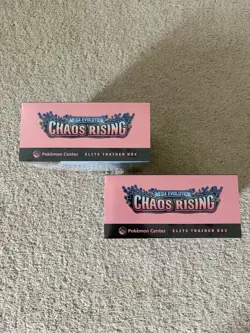 Pokemon TCG Chaos Rising Pokemon Center Elite Trainer Box ETB x2 - Image 3
