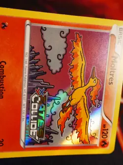 LP Pokemon Prerelease MOLTRES Card XY BLACK STAR PROMO XY127 Holo Fates Collide - Image 3