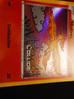 LP Pokemon Prerelease MOLTRES Card XY BLACK STAR PROMO XY127 Holo Fates Collide - Image 4