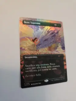 Bene Supremo Greater Good (Italian) Borderless Secret Lair Foil SLD 1693 NM - Image 4