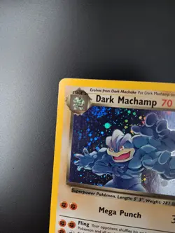 Dark Machamp Holo 10/82 - Pokemon TCG Team Rocket EX/NM WOTC - Image 2