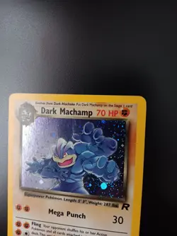 Dark Machamp Holo 10/82 - Pokemon TCG Team Rocket EX/NM WOTC - Image 3