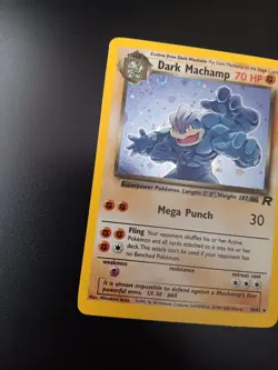 Dark Machamp Holo 10/82 - Pokemon TCG Team Rocket EX/NM WOTC - Image 4