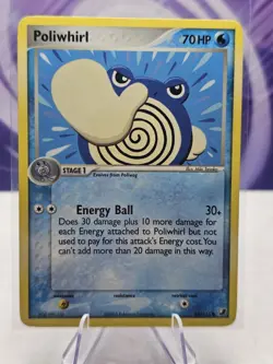 Poliwhirl 68/115 Pokemon Unseen Forces Common 2005 NM - Image 1