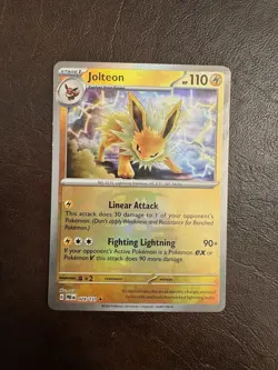 Pokemon TCG Prismatic Evolution Jolteon Masterball Reverse 29/131 - Image 1