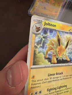 Pokemon TCG Prismatic Evolution Jolteon Masterball Reverse 29/131 - Image 3