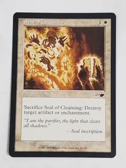 MTG Seal of Cleansing (Nemesis/White/C) - BGM - Image 1