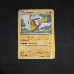 Pokemon Pikachu Secret Rare Holo 115/114 Black & White 60 HP English - Image 1