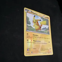 Pokemon Pikachu Secret Rare Holo 115/114 Black & White 60 HP English - Image 2