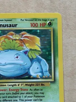 1999 Pokemon Venusaur Base Set Holo 15/102 - Image 4