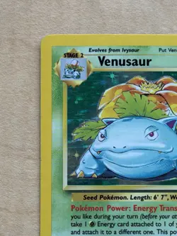 1999 Pokemon Venusaur Base Set Holo 15/102 - Image 5