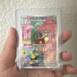 Pokemon Sawsbuck Illustration Rare Full Art Holo Twilight Masquerade 074/071 - Image 1